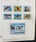 Olympische Spiele 1980 - postfrische Motivsammlung - in zwei KABE Klemmbindern