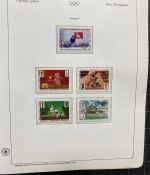 Olympische Spiele 1980 - postfrische Motivsammlung - in zwei KABE Klemmbindern