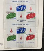 Olympische Spiele 1980 - postfrische Motivsammlung - in zwei KABE Klemmbindern