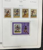 Olympische Spiele 1980 - postfrische Motivsammlung - in zwei KABE Klemmbindern