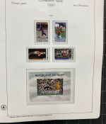 Olympische Spiele 1980 - postfrische Motivsammlung - in zwei KABE Klemmbindern