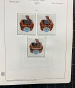 Olympische Spiele 1980 - postfrische Motivsammlung - in zwei KABE Klemmbindern