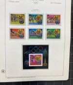 Olympische Spiele 1980 - postfrische Motivsammlung - in zwei KABE Klemmbindern