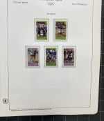 Olympische Spiele 1980 - postfrische Motivsammlung - in zwei KABE Klemmbindern