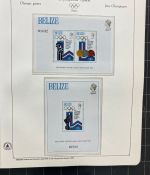 Olympische Spiele 1980 - postfrische Motivsammlung - in zwei KABE Klemmbindern