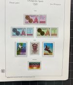 Olympische Spiele 1980 - postfrische Motivsammlung - in zwei KABE Klemmbindern