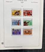 Olympische Spiele 1980 - postfrische Motivsammlung - in zwei KABE Klemmbindern