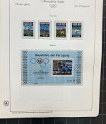 Olympische Spiele 1980 - postfrische Motivsammlung - in zwei KABE Klemmbindern