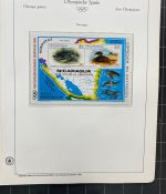 Olympische Spiele 1980 - postfrische Motivsammlung - in zwei KABE Klemmbindern