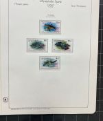 Olympische Spiele 1980 - postfrische Motivsammlung - in zwei KABE Klemmbindern