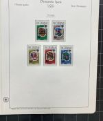 Olympische Spiele 1980 - postfrische Motivsammlung - in zwei KABE Klemmbindern