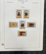 Olympische Spiele 1980 - postfrische Motivsammlung - in zwei KABE Klemmbindern