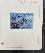 Olympische Spiele 1980 - postfrische Motivsammlung - in zwei KABE Klemmbindern