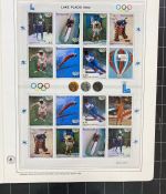 Olympische Spiele 1980 - postfrische Motivsammlung - in zwei KABE Klemmbindern
