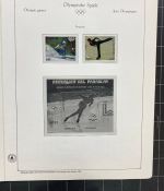 Olympische Spiele 1980 - postfrische Motivsammlung - in zwei KABE Klemmbindern