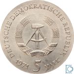 DDR 5 Mark 1971 - Johannes Kepler - stempelglanz - J.1534