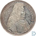 5 DM Markgraf von Baden 1955 G - Silber Gedenkmünze - Jäger 390