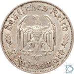 Deutsches Reich - 2 Mark 1934 F - Friedrich Schiller - Jäger 358