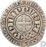 1285-1290 FRANKREICH Turnosgroschen Silber, Philipp IV. der Schöne