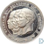 Preußen Medaille 1888 - Auf das Dreikaiserjahr vom Badisch Großherzoglichen Hofjuwelier Ludwig Paar