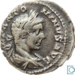 Denarius Elagabal 218-222 n. Chr., Providentia n.l. stehend