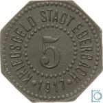 Notgeld Deutschland, Eberbach, 5 Pfennig 1917 - ERHALTUNG!