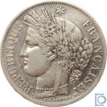 Frankreich 5 Francs 1849 A Paris - Ceres, Cérès 2. Republik