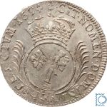 Frankreich Ecu aux palmes 1694 Ludwig XIV. (1643-1715) - Überprägung