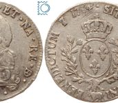 Frankreich Ecu de bearn au bandeau 1764 Mzz. Vache Kuh - Ludwig XV. (1715-1774)