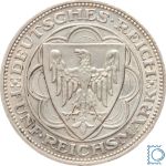 Weimar 5 Mark 1927 A, Bremerhaven, J.326, Silber