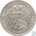 LÜBECK, 3 Mark 1912 A, Jg. 82, Silber