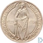 Weimar 3 Mark 1928 A, 900 Jahre Naumburg an der Saale, J.333, Silber