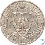 Weimar 3 Mark 1930 E, Rheinlandräumung, J.345, Silber
