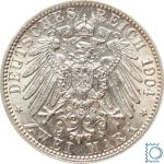 Hansestadt Bremen, 2 Mark 1904 J, Kursmünze, J.59, Silber