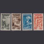 Saargebiet, Mi-Nr. 122-125 postfrisch - Volkshilfe 1927 - Pflegedienste (II)