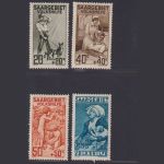 Saargebiet, Mi-Nr. 104-107 postfrisch - Volkshilfe 1926 - Pflegedienste (I)