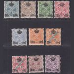 Altdeutschland Württemberg - MiNr. 217-226 ungebraucht