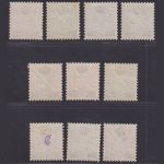 Altdeutschland Württemberg - MiNr. 217-226 ungebraucht