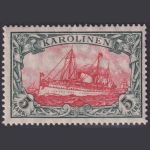 Deutsche Kolonien Karolinen MiNr. 22 IIA ungebraucht - 5 Mark Kaiseryacht
