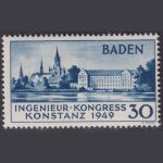 Französische Zone, Baden Michel Nr. 46 II ungebraucht, geprüft Schlegel - Konstanz