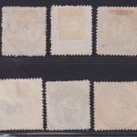 Sachsen 1863 - MiNr. 14-19 gestempelt komplett