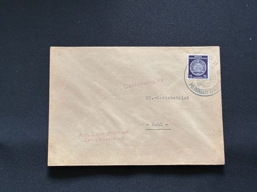 10 Belege DDR, Dienstpost (A), Bedarf, Geschäfts- und Behördenpost (OJM3385)