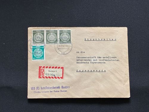 10 Belege DDR, Dienstpost (A), Bedarf, Geschäfts- und Behördenpost (OJM3389)