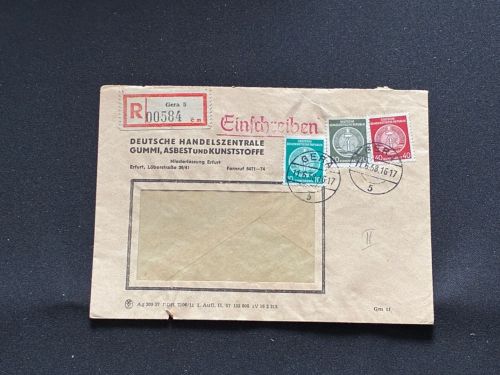 10 Belege DDR, Dienstpost (A), Bedarf, Geschäfts- und Behördenpost (OJM3397)