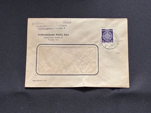 10 Belege DDR, Dienstpost (A), Bedarf, Geschäfts- und Behördenpost (OJM3398)