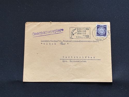 10 Belege DDR, Dienstpost (A), Bedarf, Geschäfts- und Behördenpost (OJM3406)