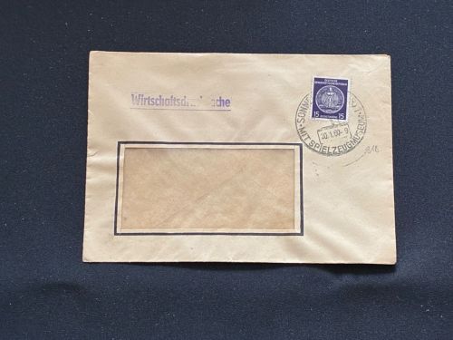10 Belege DDR, Dienstpost (A), Bedarf, Geschäfts- und Behördenpost (OJM3408)