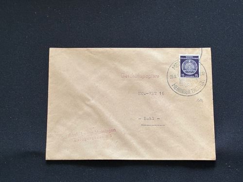 10 Belege DDR, Dienstpost (A), Bedarf, Geschäfts- und Behördenpost (OJM3409)