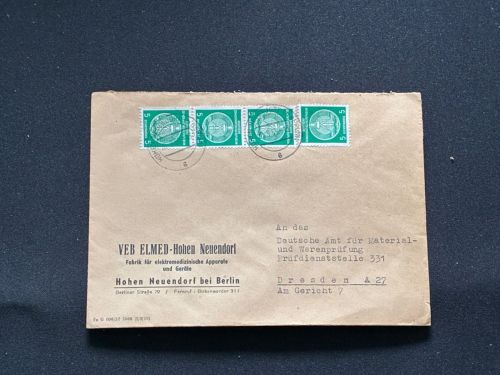 10 Belege DDR, Dienstpost (A), Bedarf, Geschäfts- und Behördenpost (OJM3415)