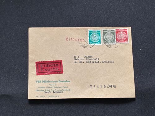 10 Belege DDR, Dienstpost (A), Bedarf, Geschäfts- und Behördenpost (OJM3417)